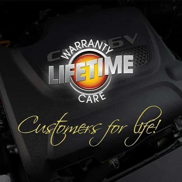 Lifetime warranty badge